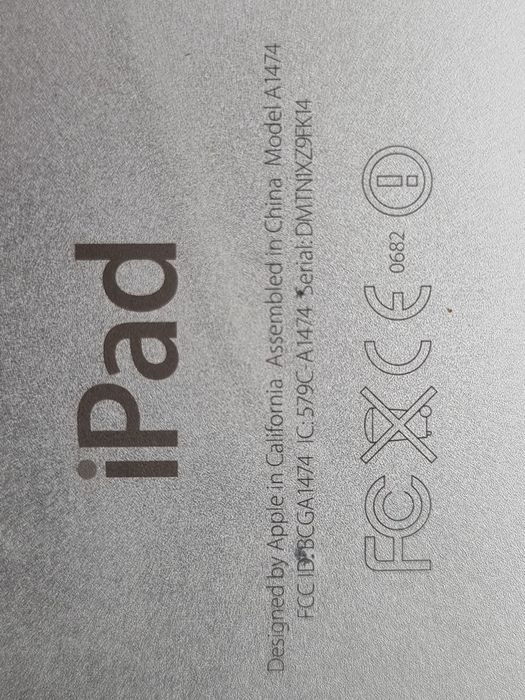 Apple iPad Air 9,7'' Model A1474