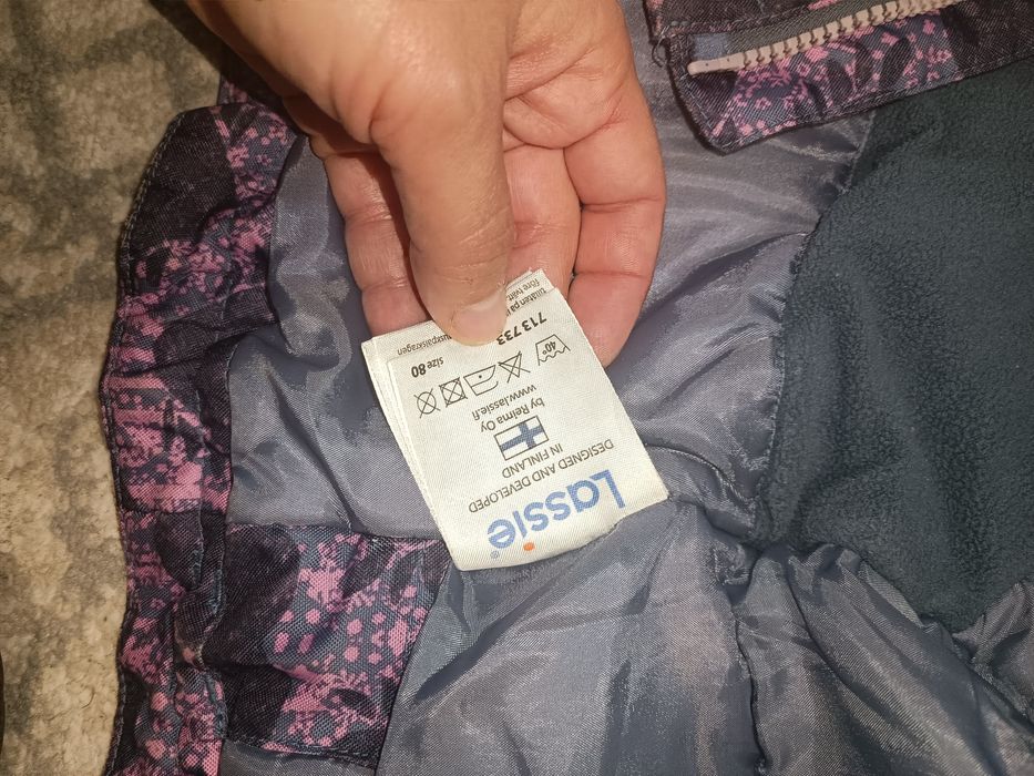 Зимовий комплект напівкомбінезон куртка Lassie by Reima 80