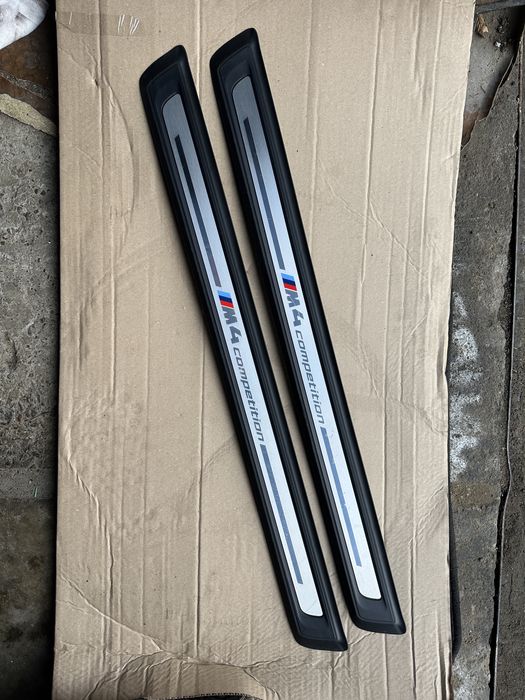 Накладки на пороги bmw g82 m4 competition