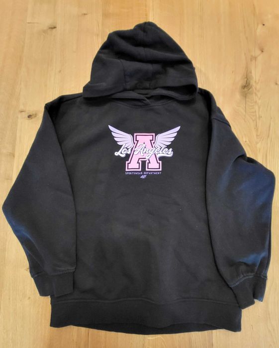 Bluza z kapturem 4F dla dziewczynki Rozmiar 140cm - stan bardzo dobry
