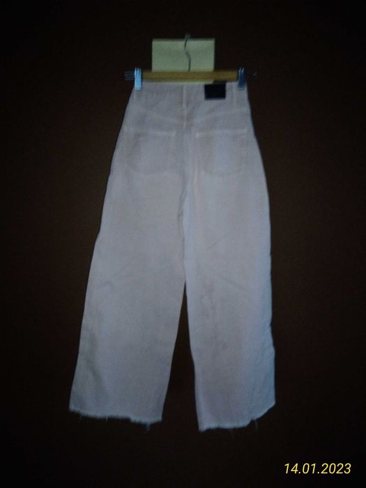 Spodnie Bershka 32 Essential szerokie nogawki dzwony