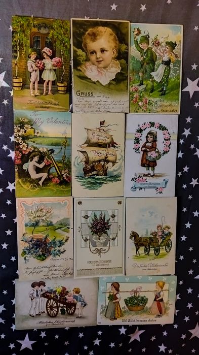 Открытки антикварные.