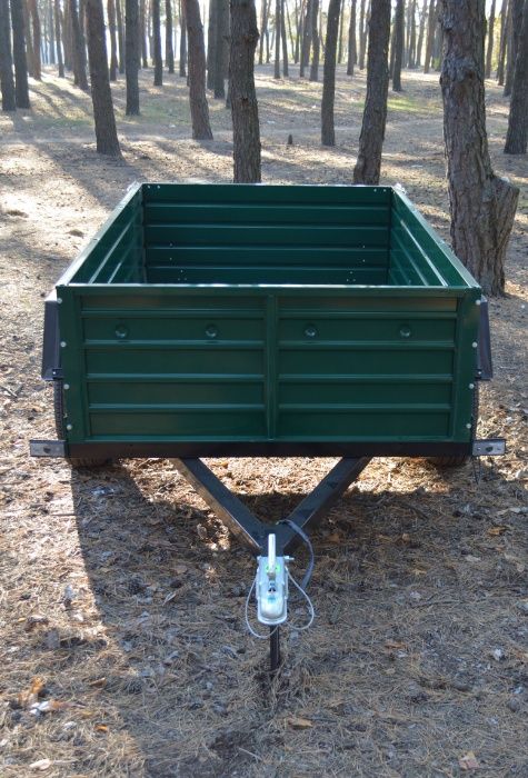 Одноосний Прицеп в наявності оцинкований борт 2200мм. Авто причеп