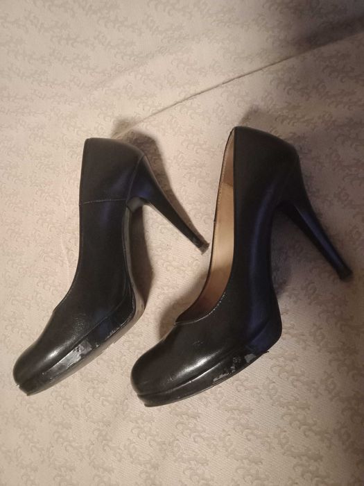 Szpilki skórzane Ryłko estima 36,5