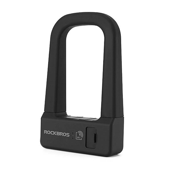 Zapięcie rowerowe Rockbros RBNS1 SMART z czytnikiem NFC - czarne