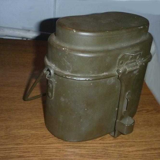 Menażka wojskowa z PRL WP 1952 Silesia Rybnik mat. 100% ALU