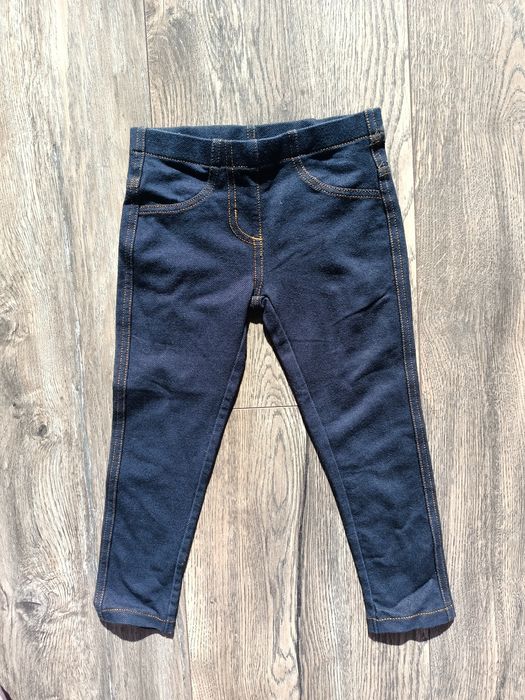 Leginsy jeansy NEXT dla dziewczynki r 104 3-4 lata