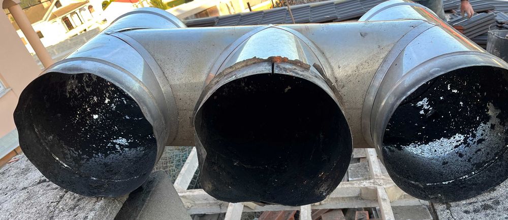 Tubo inox - formato "H"