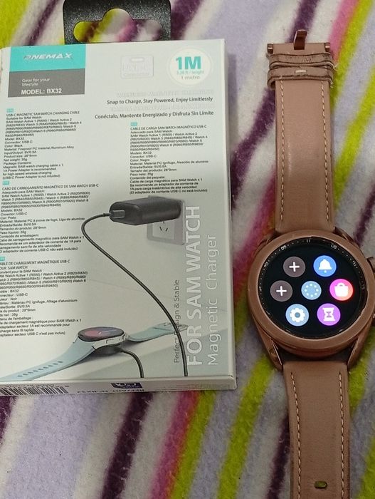 Smartwatch Samsung Galaxy watch3 com carregador