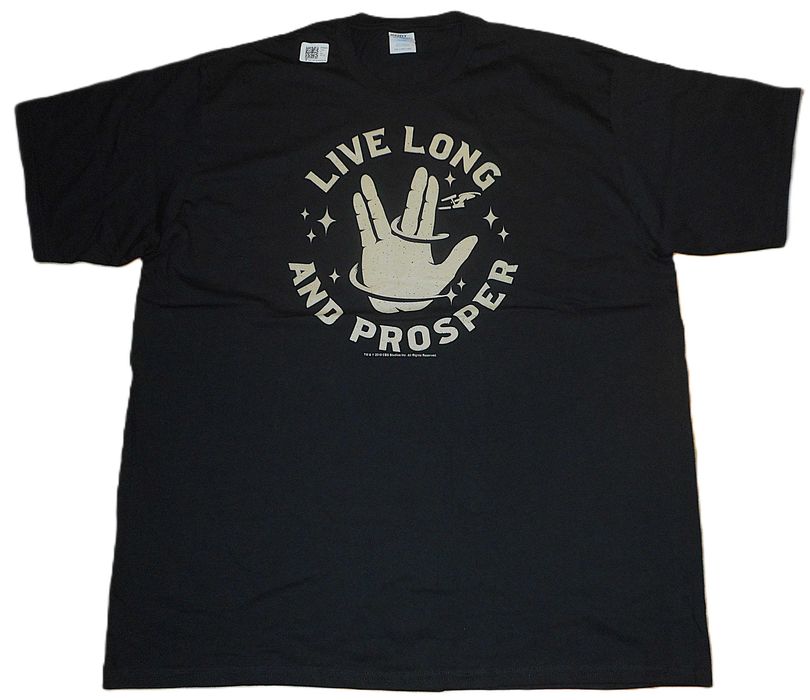 STAR TREK USA 2XL Koszulka T-SHIRT NOWA mega UNIKAT jedyna w PL LIVE LONG AND PROSPER