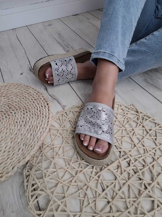 Klapki rozm 35-41 espadryle sandały damskie TU KUPUJESZ ROZMIAR 38