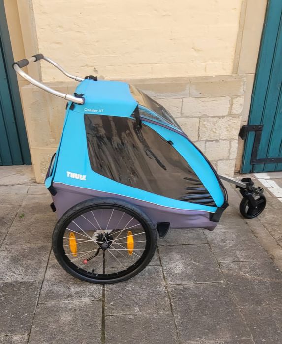 Przyczepka rowerowa ryksza wózek Thule Coaster XT dla 2 dzieci