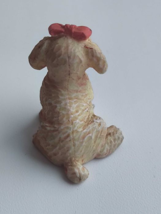 Вінтажна маленька резинова фігурка собачки 1993 р. з клеймом