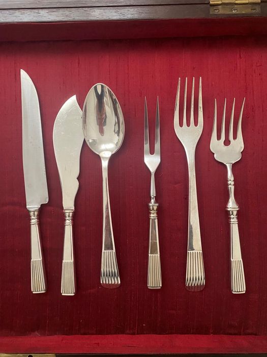 Faqueiro Topazio para doze pessoas "Caninhas"