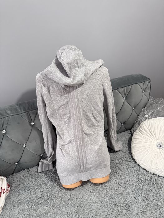 Bluza damska adidas szara z kapturem