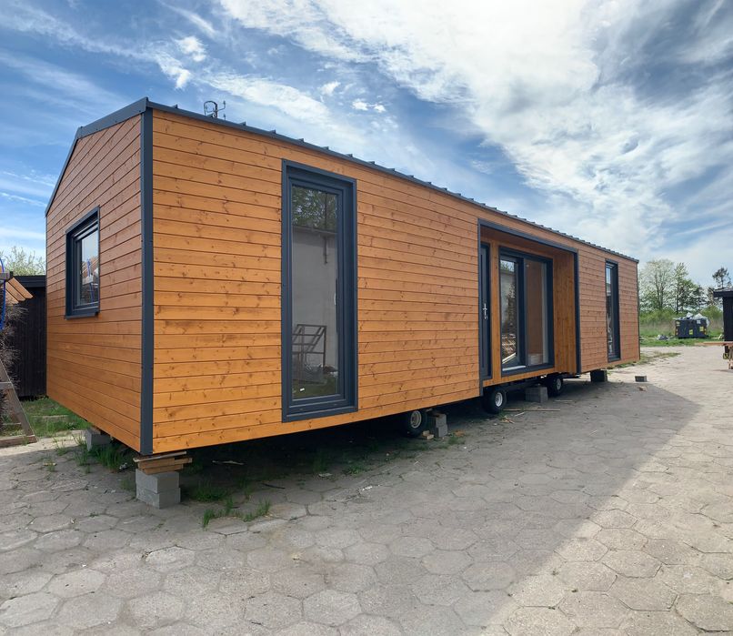 domek mobilny, modułowy 4x12 48m2 CIEPŁY i SOLIDNIE wykonany