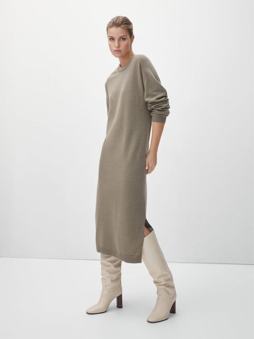 Вовняна сукня Massimo Dutti