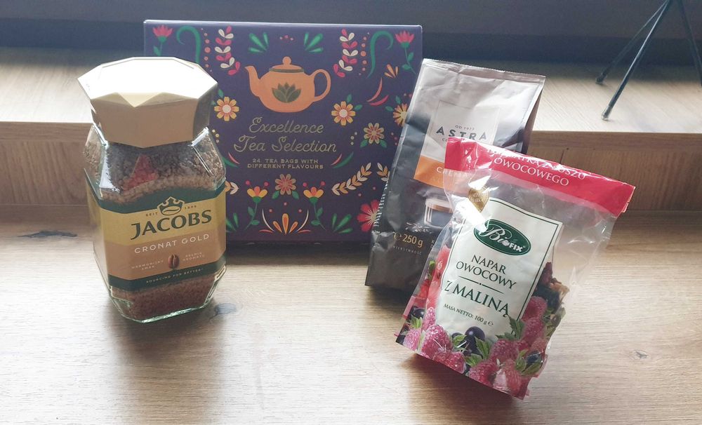 Zestaw kaw i herbat NOWE