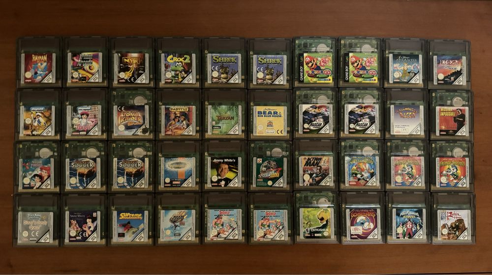 Jogos Nintendo GameBoy color