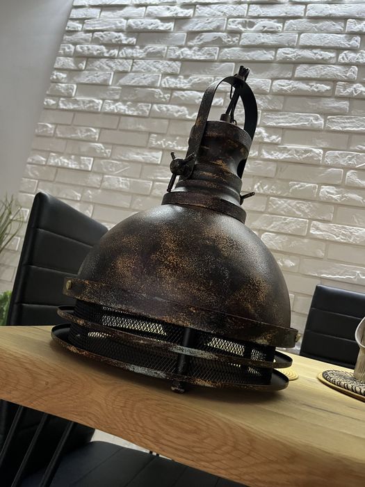 Lampa rustykalna metalowa
