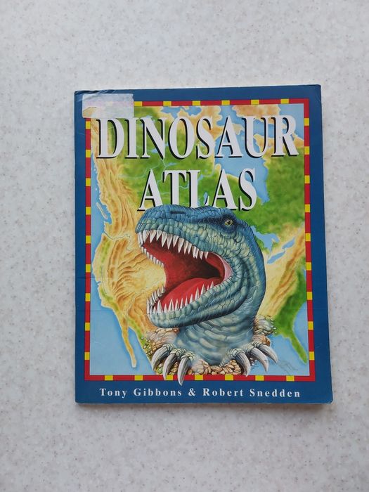 книга англійською для дітей Dinosaur atlas Tony Gibbons book english Атлас Динозаврів Динозавр