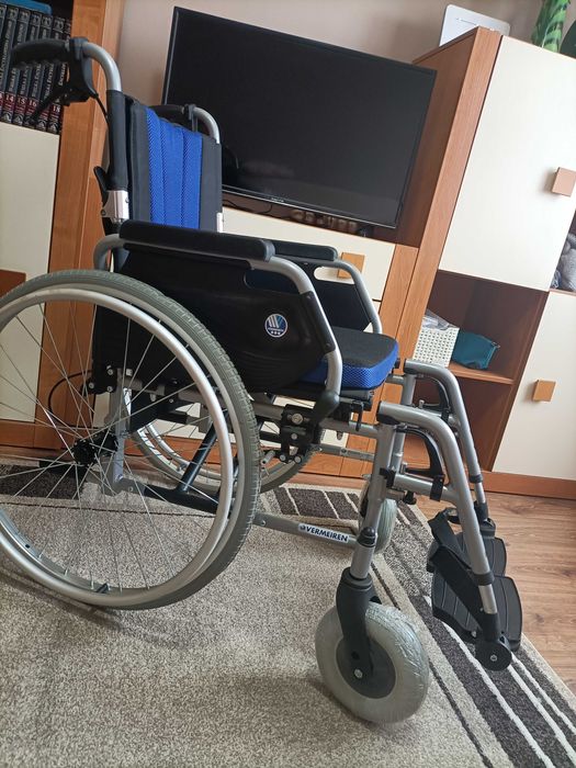 Wózek inwalidzki VERMEIREN aluminiowy nowy nieużywany