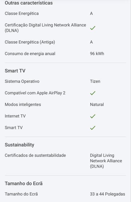 SAMSUNG 43 SMART TV