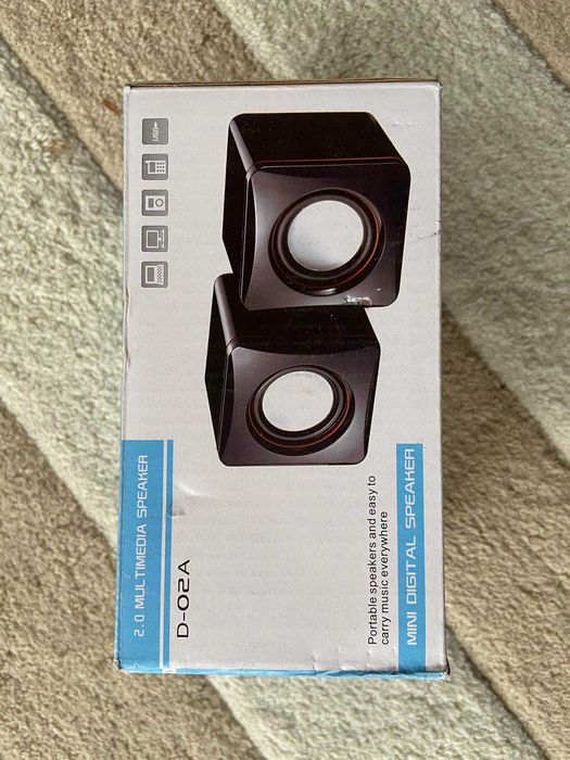 Акустична система D-02A USB 2.0, Динаміки для пк