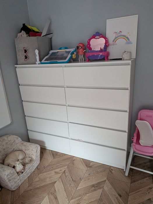Komoda biała duża