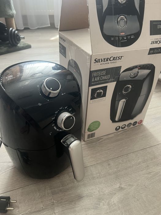 Аерофритюрниця, аерогриль Silver Crest SHLF 1000 A2 air fryer 1000вт