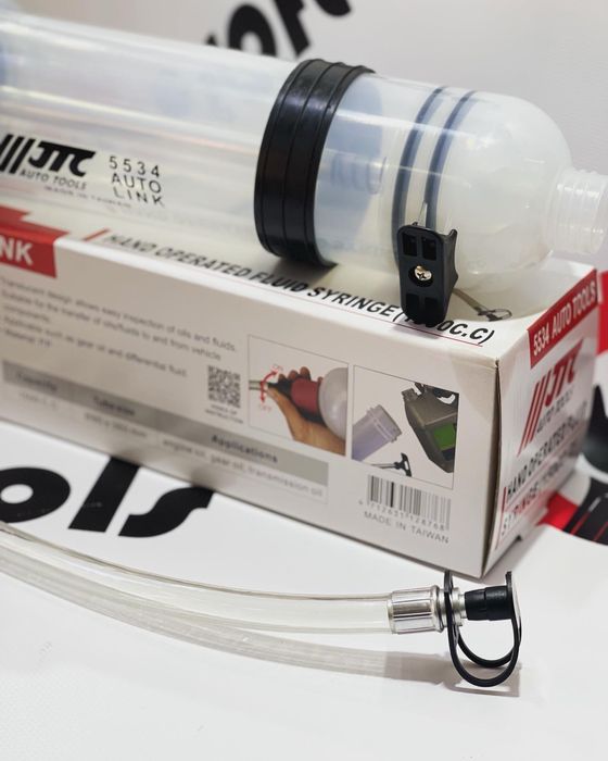 Шприц-аспиратор 1,5л 5534 JTC для oткaчки и зaкaчки мacлa и жидкocтeй