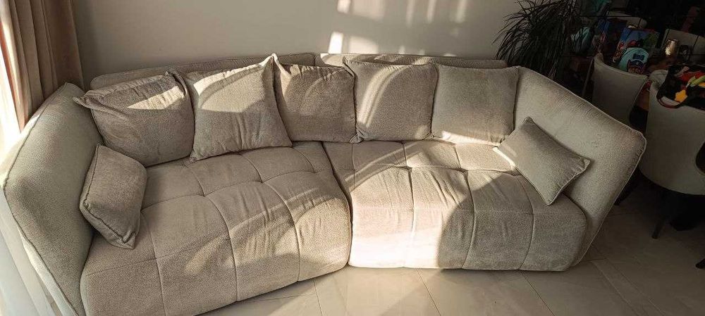 Sofa 5 osobowa szara