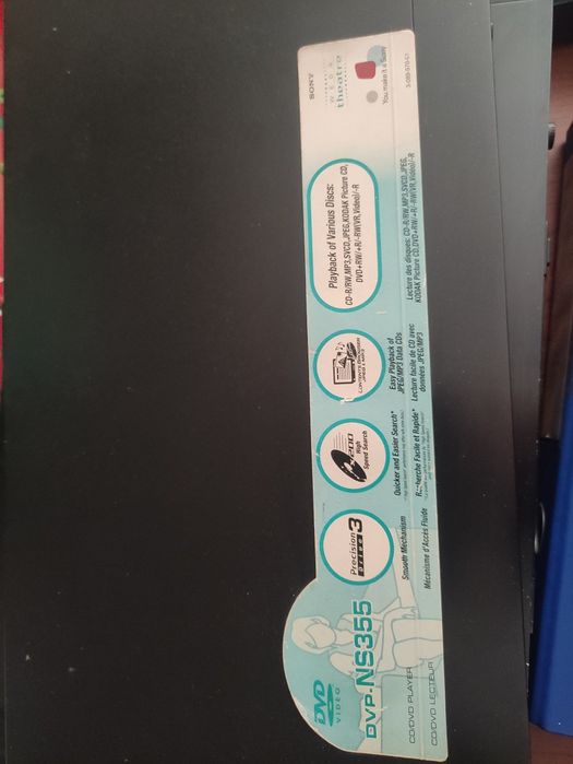 SONY leitor DVD, CD, MP3