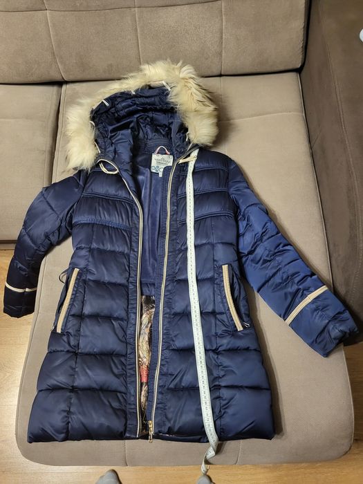 Куртка зимова для дівчинки 11р 146см