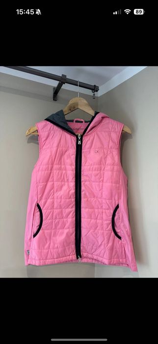 Różowa kamizelka bezrękawnik Calvin Klein