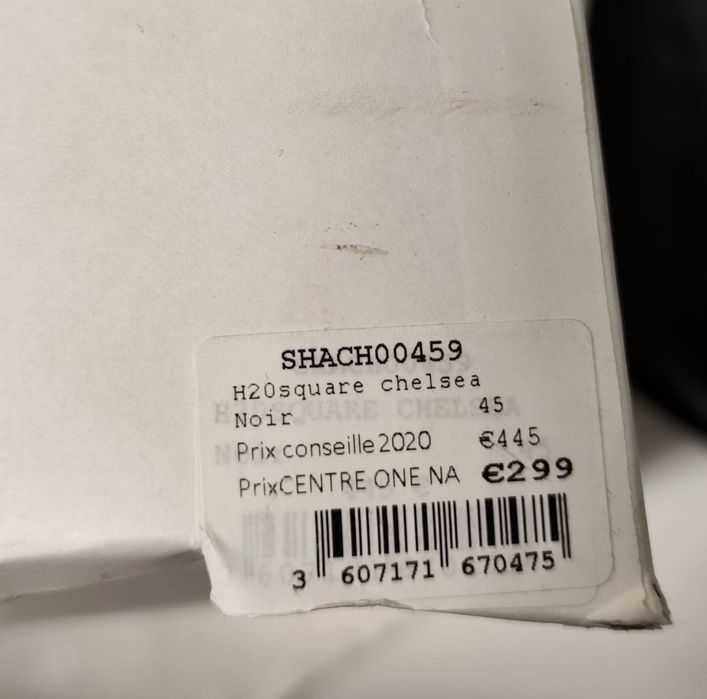 Sandro Paris чоловічі черевики челсі із натуральної гладкої шкіри