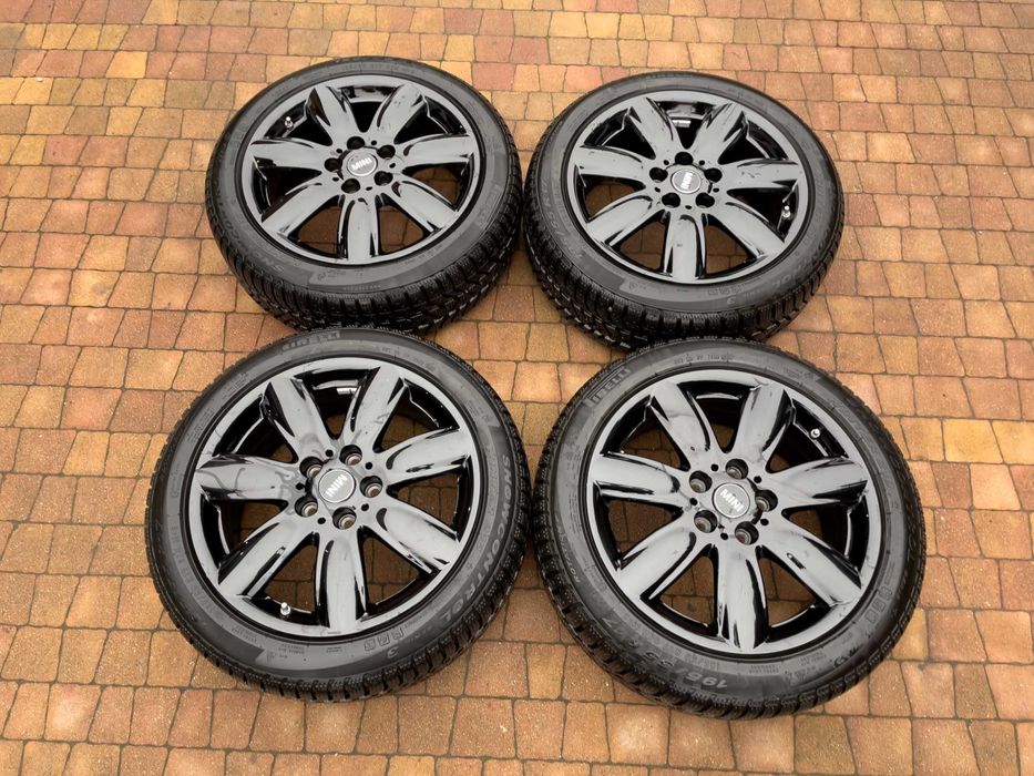 3640. Alufelgi 17" Mini Clubman BMW oryginalne czarne 5x112 7J ET47