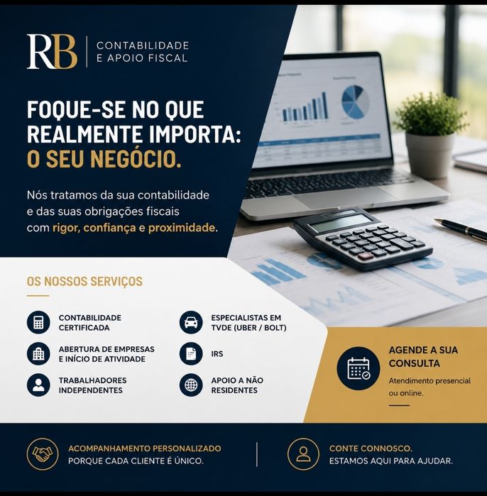 Contabilista Certificado | Empresas | IRS | TVDE | Recibos Verdes | ENI | Não Residentes | Apoios e Candidaturas