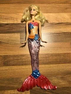 Lalka Barbie syrenka świecąca