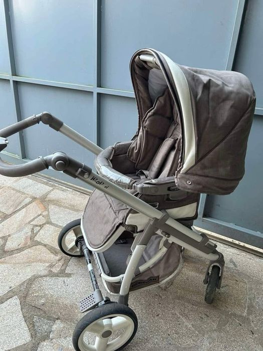 Carrinho de bebé trio bebécar com isofix e acessórios