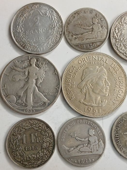 Moedas estrangeiras antigas