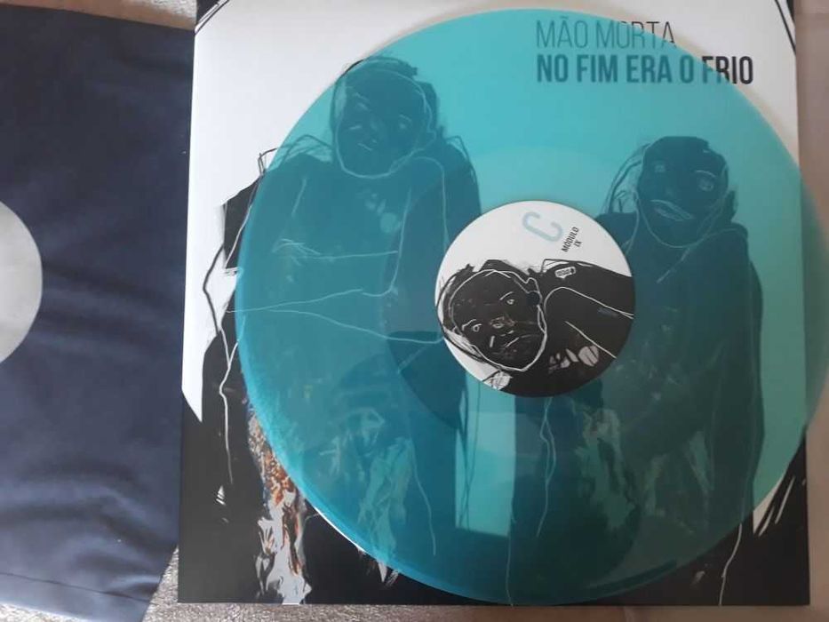Disco Vinil LP No Fim Era O Frio de Mão Morta Ed limitada azul Novo