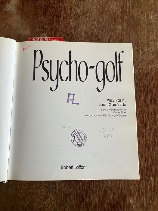 Livro Psyco Golf