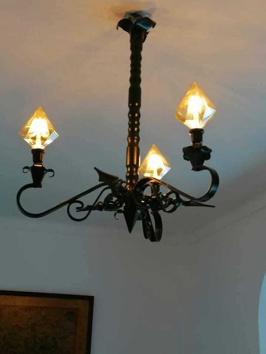 Candeeiro sala 3 lâmpadas