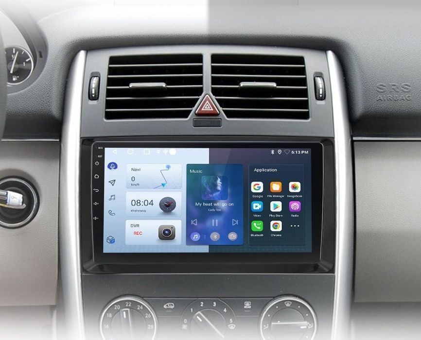 Mercedes W169 W245 W906 – Radio Android 15 9" CarPlay Android Auto 2GB/32GB GPS Nawigacja Stacja Multimedialna WiFi Bluetooth DSP PL