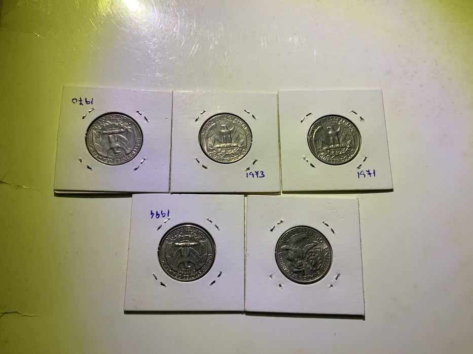 Washington Quarter Dollar  1970+71+73+94+1776/1976 Collertors
