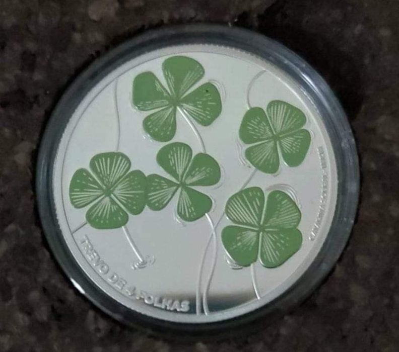 5€ Proof , Trevo de quatro folhas, 2018