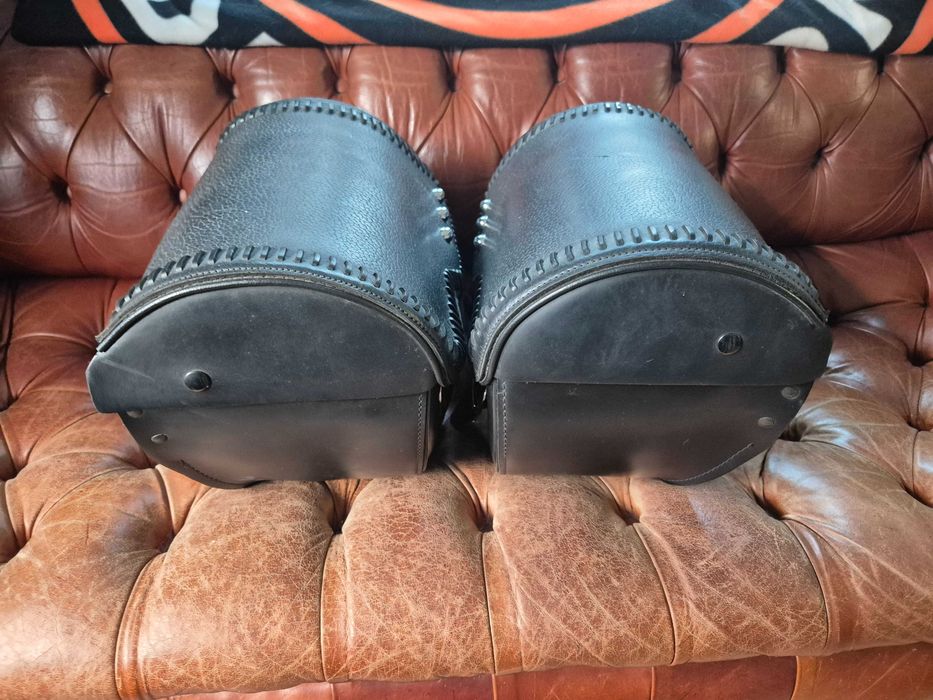 Malas em pele Harley Davidaon Softail com chave