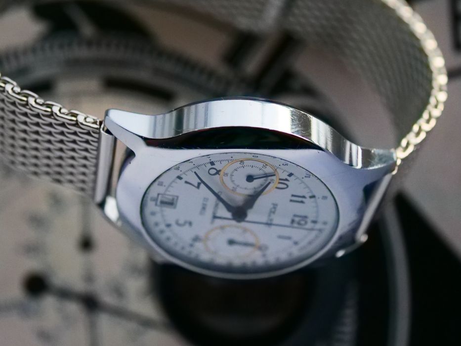 Poliot chronograph stary zegarek radziecki 3133 vintage chrono piekny