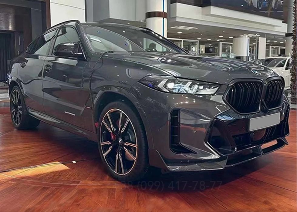 Обвес M-Performance Paradigma LCI BMW X6 G06 Диффузор Насадки Губа